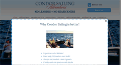 Desktop Screenshot of condorsailingadventures.com