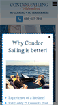 Mobile Screenshot of condorsailingadventures.com